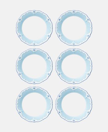 Breakfast plate set of 6 Baronesse