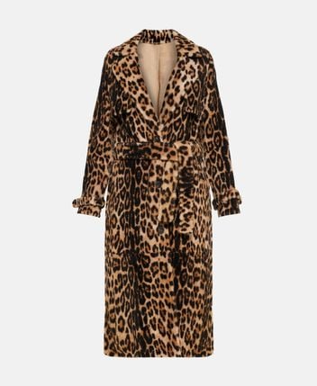 Lamb leather coat