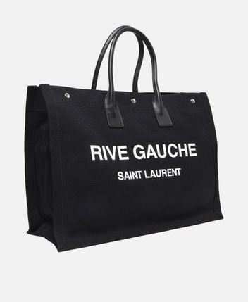 Leather tote bag