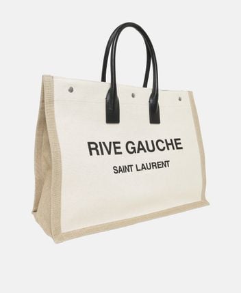 Leather tote bag