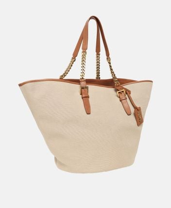 Leather shopper