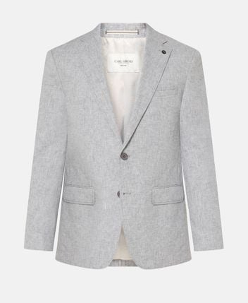 Linen-blend suit jacket Theo