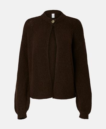 Wool-blend cardigan