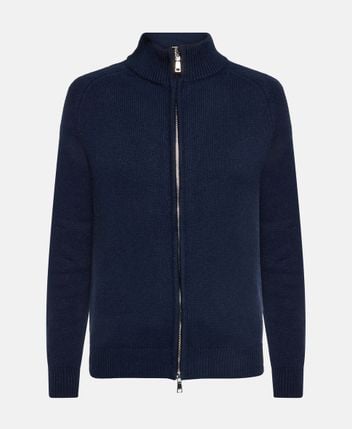 Wool-blend cardigan
