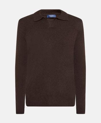 Cashmere polo shirt