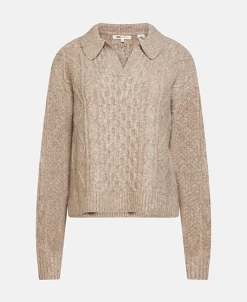 Knitted polo shirt
