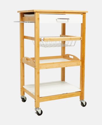 Rolling shelf