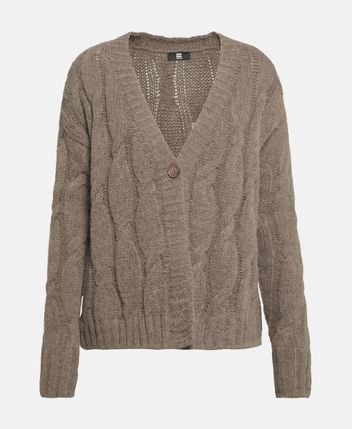 Wool-blend cardigan