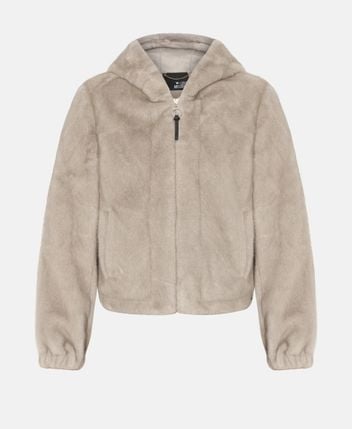 Faux fur jacket