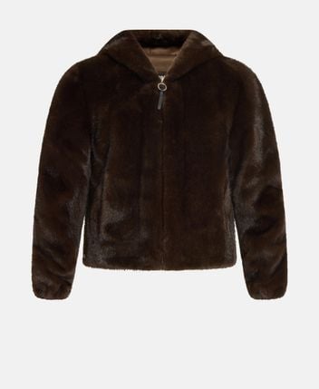 Faux fur jacket