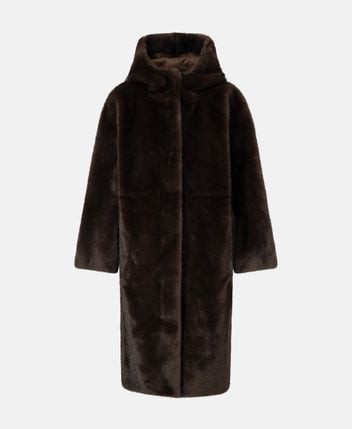 Faux fur coat