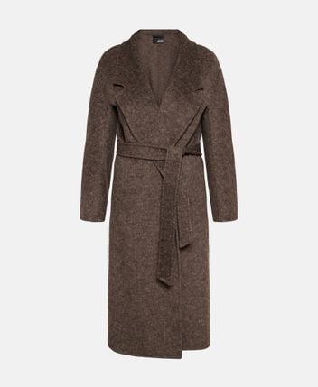 Wool-blend coat