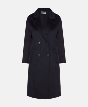 Wool-blend coat