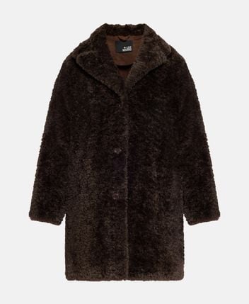 Faux fur coat