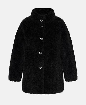 Faux fur coat