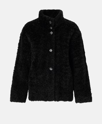 Faux fur jacket