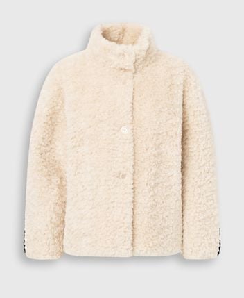 Faux fur jacket