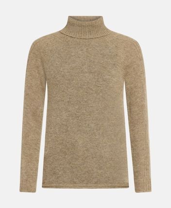 Wool-blend rollneck