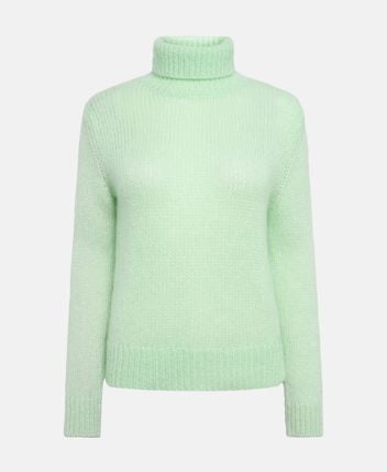 Wool-blend rollneck