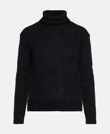 Wool-blend rollneck
