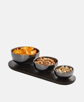 Bowl set with tray Trio