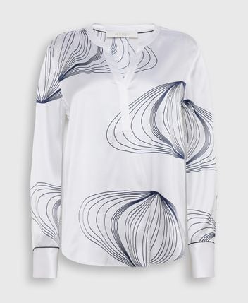 Silk shirt blouse