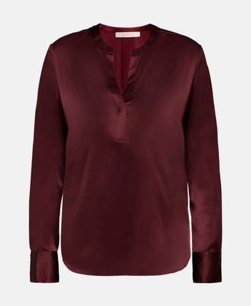 Silk shirt blouse