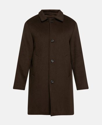 Wool-blend coat