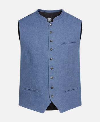 Traditional linen costume gilet Berthold