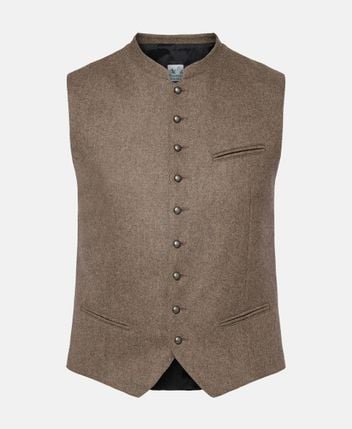 Traditional costume wool gilet Berthold