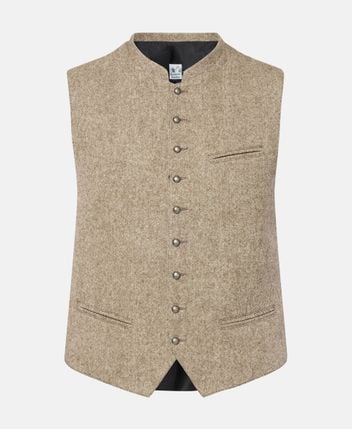 Traditional costume wool gilet Berthold