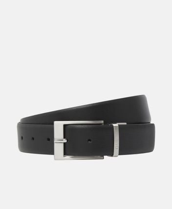 Reversible leather belt