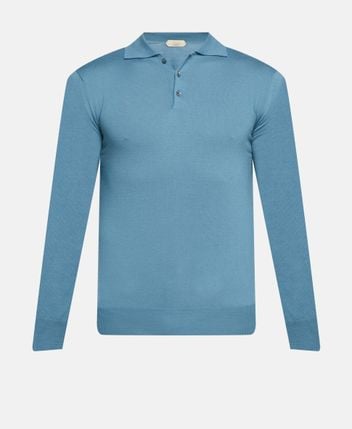 Woolen polo shirt