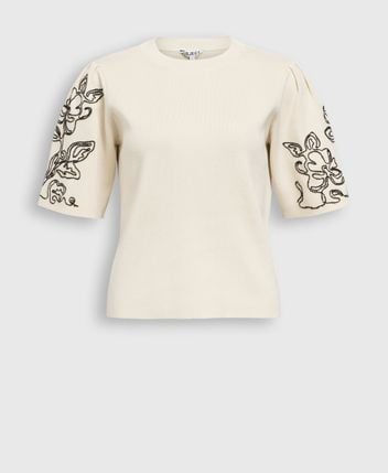 Short-sleeved pullover Flora