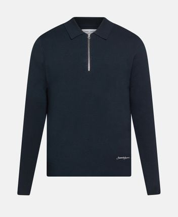 Knitted polo shirt