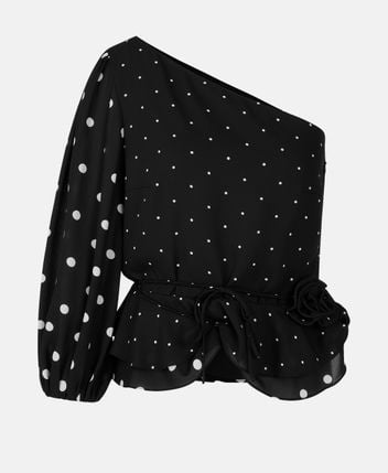 Long-sleeved blouse