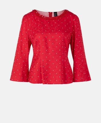 Long-sleeved blouse