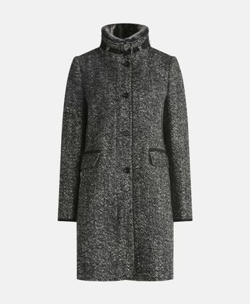 Wool-blend coat
