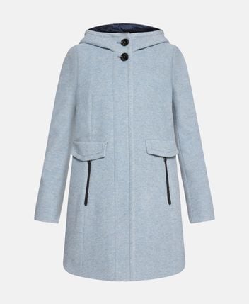 Wool-blend coat