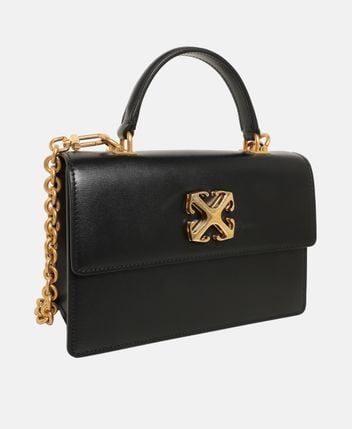 Leather Top Handle bag Jitney