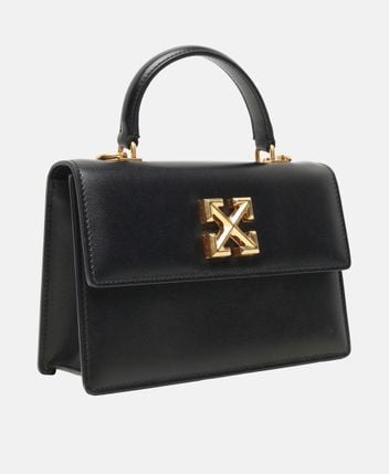 Leather handbag Jitney