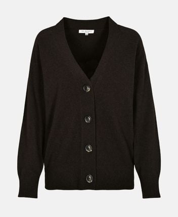 Wool-blend cardigan