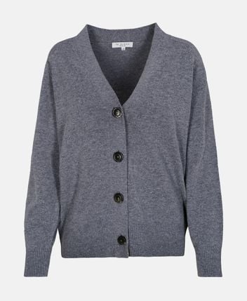 Wool-blend cardigan