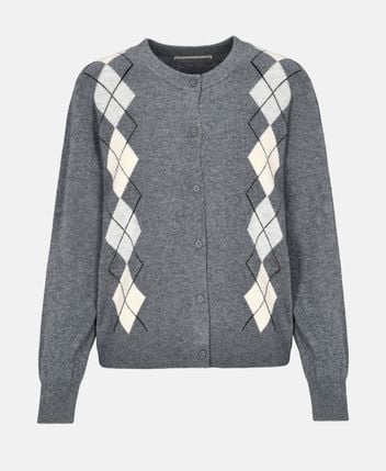 Wool-blend cardigan