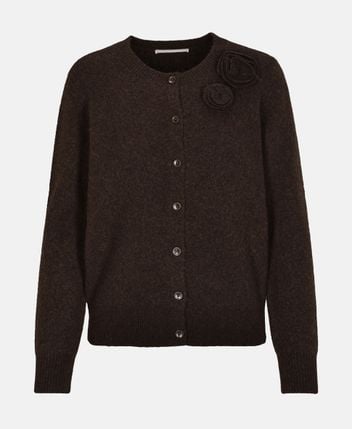 Wool-blend cardigan