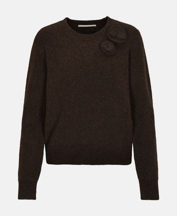 Wool-blend pullover