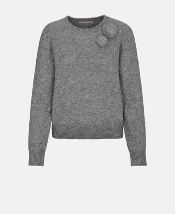 Wool-blend pullover