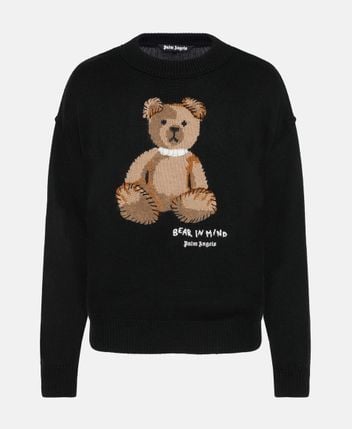 Wool-blend pullover Bear in mind