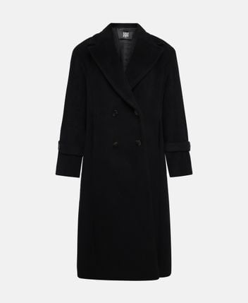 Wool-blend coat