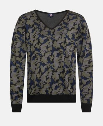 Silk-blend pullover Sigrid